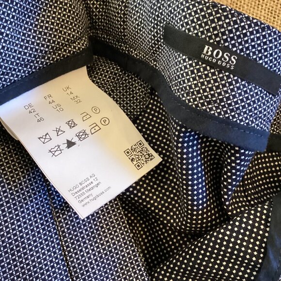 Hugo Boss Wool‎ Blend Womens Dress Pants Size 10 Regular Fit Trousers - Picture 9 of 10